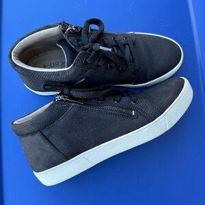Naturalizer Motely high top sneaker.  Black.